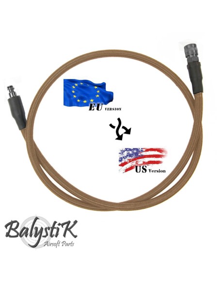flexible tan balystik deluxe pour regulateur hpa adaptateur EU-US balystik