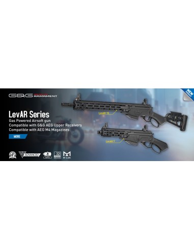 G&G LEVAR 7 noir GBBR gaz levier type winchester