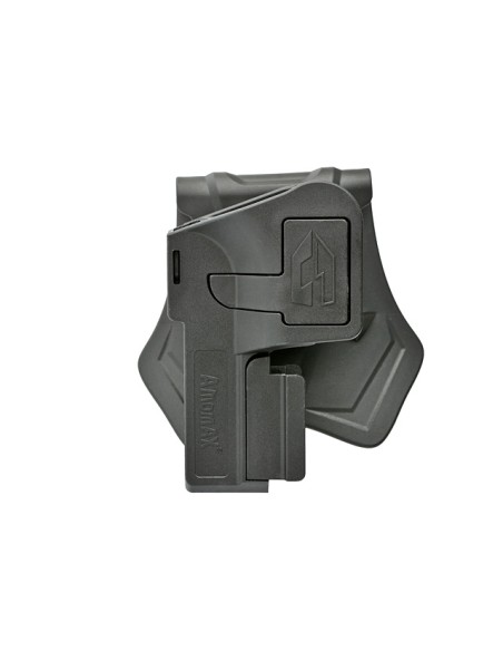 Holster AIRSOFT ouvert pour pistolet avec RAIL RIS amomax UH02