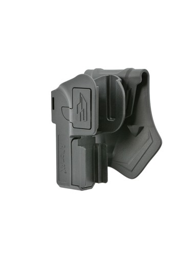Holster AIRSOFT ouvert pour pistolet avec RAIL RIS amomax UH02