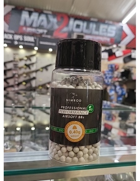 Pot 1000 bb's bio de precision 0.4g nimrod tactical