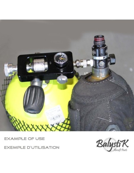 station Adaptateur BALYSTIK HPA pour bouteilles de plongée balystik