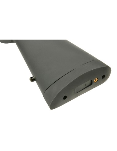 Réplique de fusil à pompe GAZ M870 Strike Industries noire avec porte cartouches