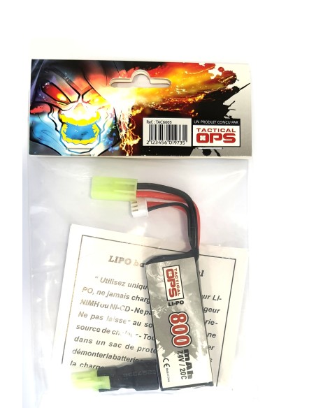 Lipo 7.4v 800mah tac6605