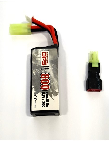 batterie lipo 11.1v compact 800mah tactical ops Tactical OPS