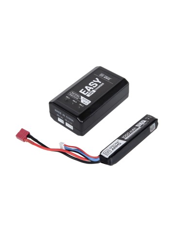 Kit démarrage pack lipo 11.1v + chargeur lipo + adaptateur t-dean tamiya