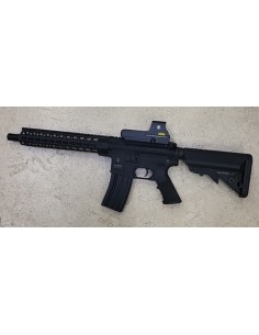 Pack promo M4 kenji ZERO BLACK avec holo552 batterie lipo 7.4v et chargeur de lipo