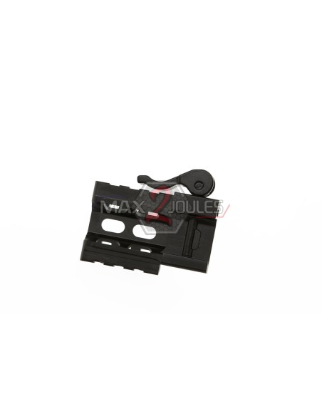 montage UTG 3 le rated tri rail/3 slot angle mount w/ integral qd lever mat032263 UTG