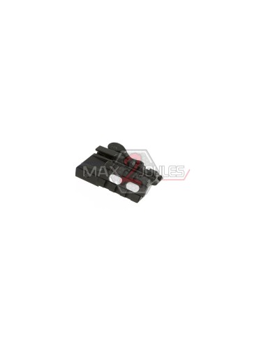 montage UTG 3 le rated tri rail/3 slot angle mount w/ integral qd lever mat032263 UTG