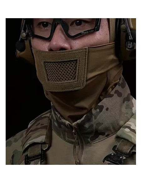 cagoule TAN avec grille protège bouche SPECNA ARMS