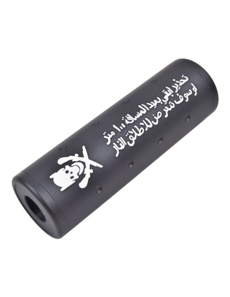 silencieux court 100mmx32mm tête de mort big dragon