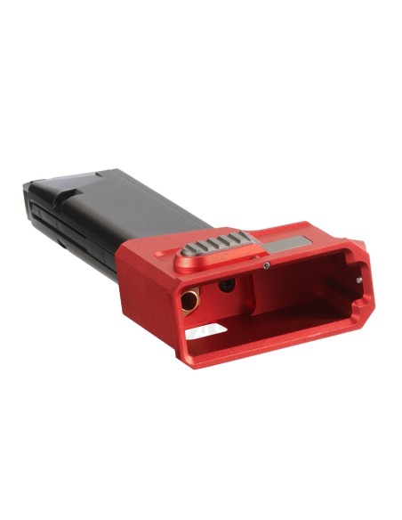 adaptateur HPA aluminium ROUGE pour AAP et glock pour chargeur aeg M4