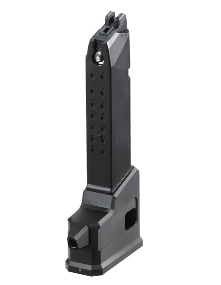 adaptateur HPA aluminium NOIR pour AAP et glock pour chargeur aeg M4