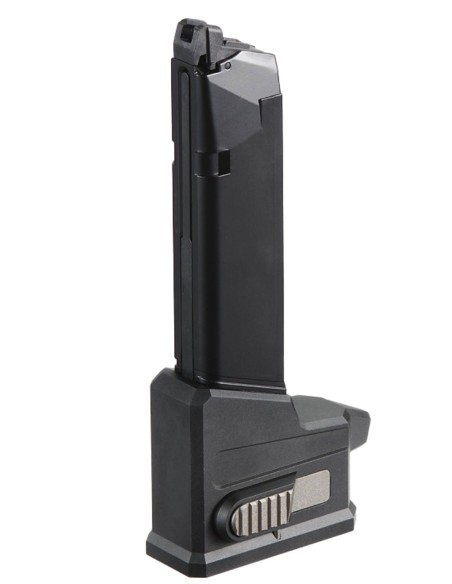 adaptateur HPA aluminium NOIR pour AAP et glock pour chargeur aeg M4
