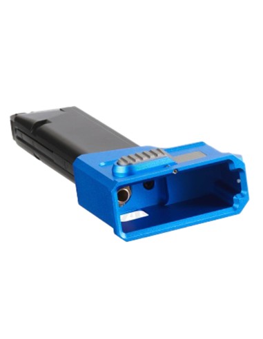 adaptateur HPA aluminium BLEU pour AAP et glock pour chargeur aeg M4
