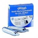 lot Cartouches pour entretien co2 + huile walther 41683