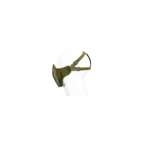 demi masque grillagé camo woodland