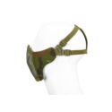 demi masque grillagé camo woodland