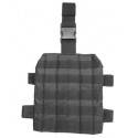 Plaque de cuisse souple mod systeme noire miltech