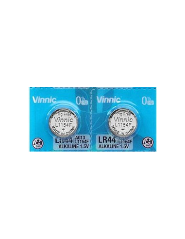 Lot de 2 piles LR44 AG13 1.5v 