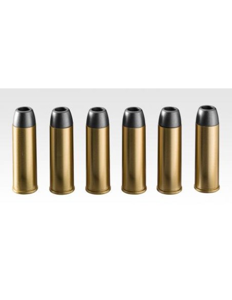 lot de 6 douilles cartouches SAA.45 Tokyo MARUI