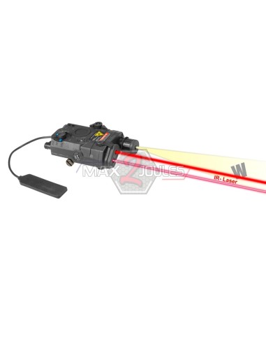 Boitier AN/PEQ-15 noir avec lampe et laser element