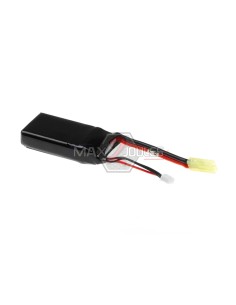 batterie lipo 7.4v 1300mah 25c format type PEQ pirate arms