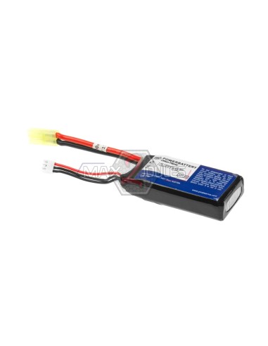 batterie lipo 7.4v 1300mah 25c format type PEQ pirate arms