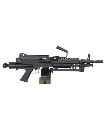 Pack M249 sa-f249 version para noire Mosfet + ammo box + lipo + chargeur