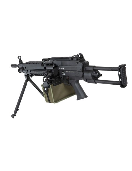 Pack M249 sa-f249 version para noire Mosfet + ammo box + lipo + chargeur
