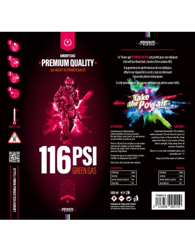Gaz POWAIR 116 PSI – 500 ml (PO0014) POWAIR