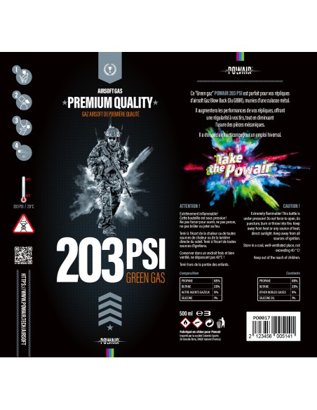 Gaz POWAIR 203 PSI – 500 ml (PO0017)