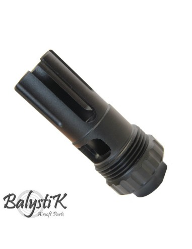 cache flamme aluminium tri dents 14mm neg ccw balystik