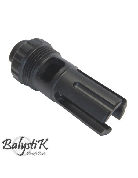 cache flamme aluminium tri dents 14mm neg ccw balystik