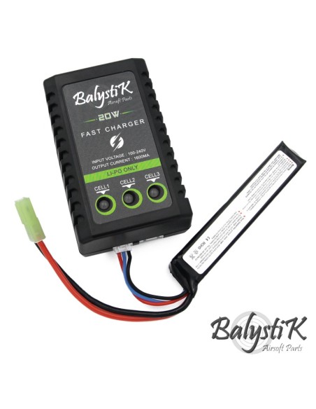 chargeur batterie airsoft lipo 7.4v et 11.1v