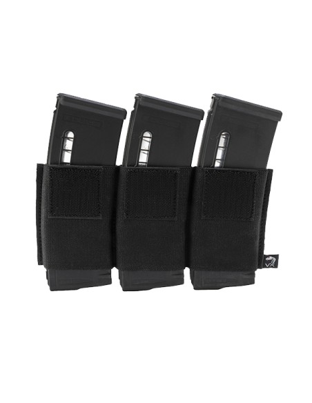 viper triple poche chargeur noir aeg type velcro