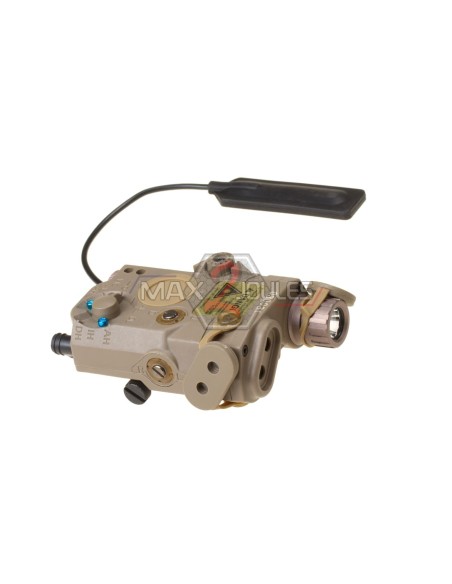 Boitier AN/PEQ-15 dark earth avec lampe et laser element