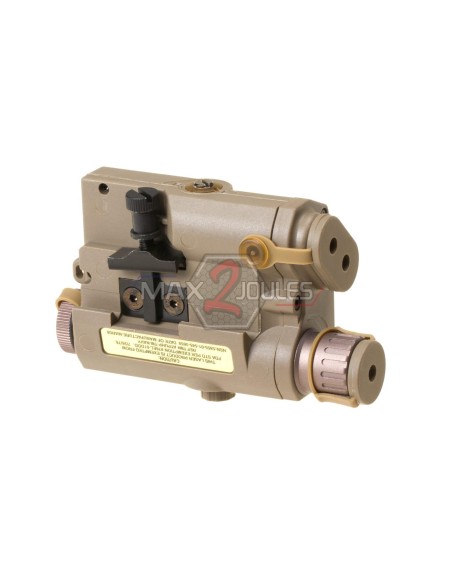 Boitier AN/PEQ-15 dark earth avec lampe et laser element