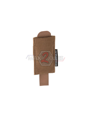 drapeau de touche rouge dans pochette TAN MOLLE INVADERGEAR