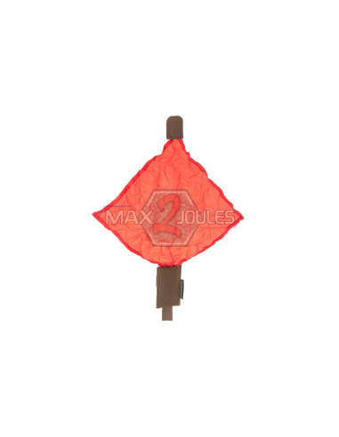 drapeau de touche rouge dans pochette TAN MOLLE INVADERGEAR