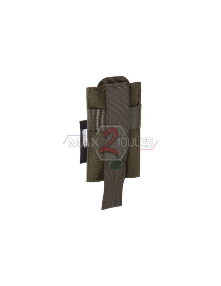 drapeau de touche rouge dans pochette OD MOLLE INVADERGEAR