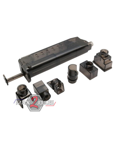 bb's loader battleaxe universel 100bb's avec 7 adaptateurs BATTLEAXE