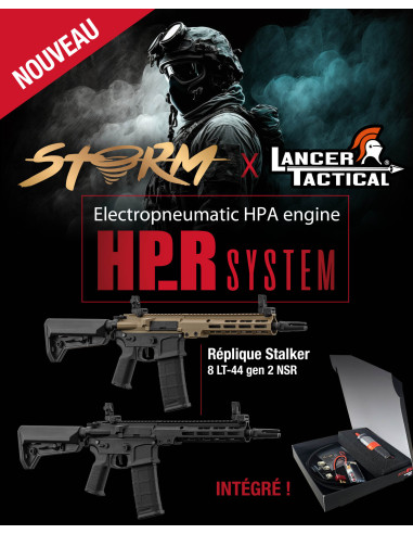 M4 LT-44 stalker HPA HP-air storm 8"