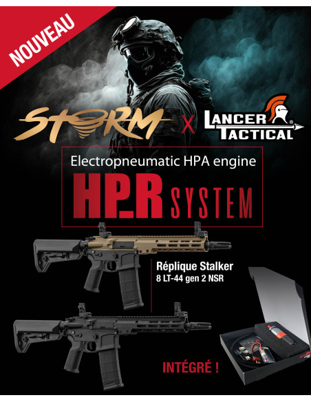 M4 LT-44 stalker HPA HP-air storm 8"