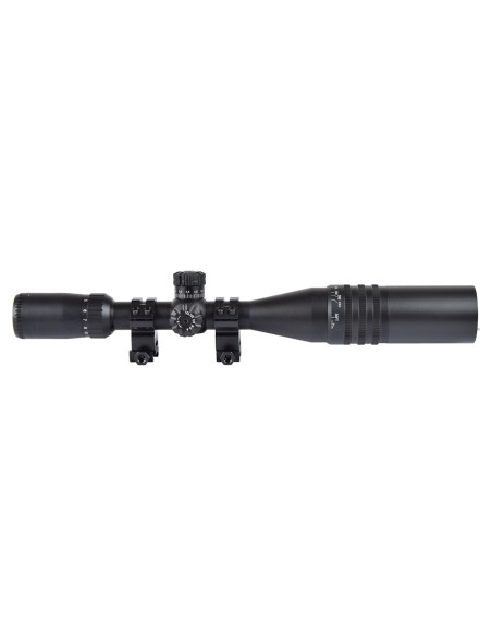lunette grossissante JS tactical rétroéclairée 4-16X44 noir + montage