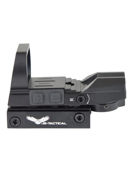 point rouge multi reticule noir JS-Tactical RECHARGEABLE HD101R