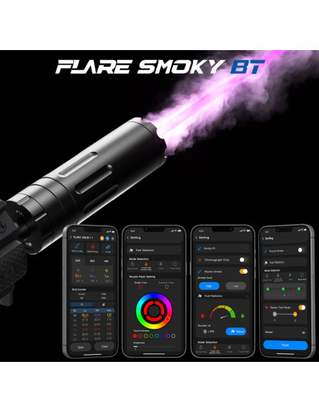 ESHOOTER tracer Unit Flare smoky  bluetooth et chrony