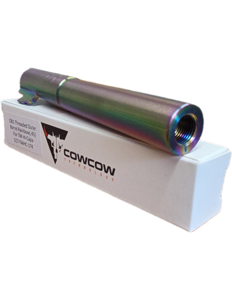 outer barrel OB1 COWCOW rainbow avec filetage pour hi-capa 5.1 marui