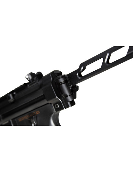 secutor VIRTUS VII Mp5 aeg tactique M-lok avec silencieux et crosse repliable
