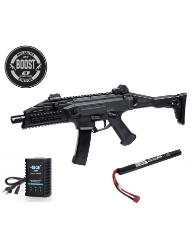 Pack PROMO Scorpion evo3 a1 ultimate BOOST + lipo + chargeur lipo ASG action sport games